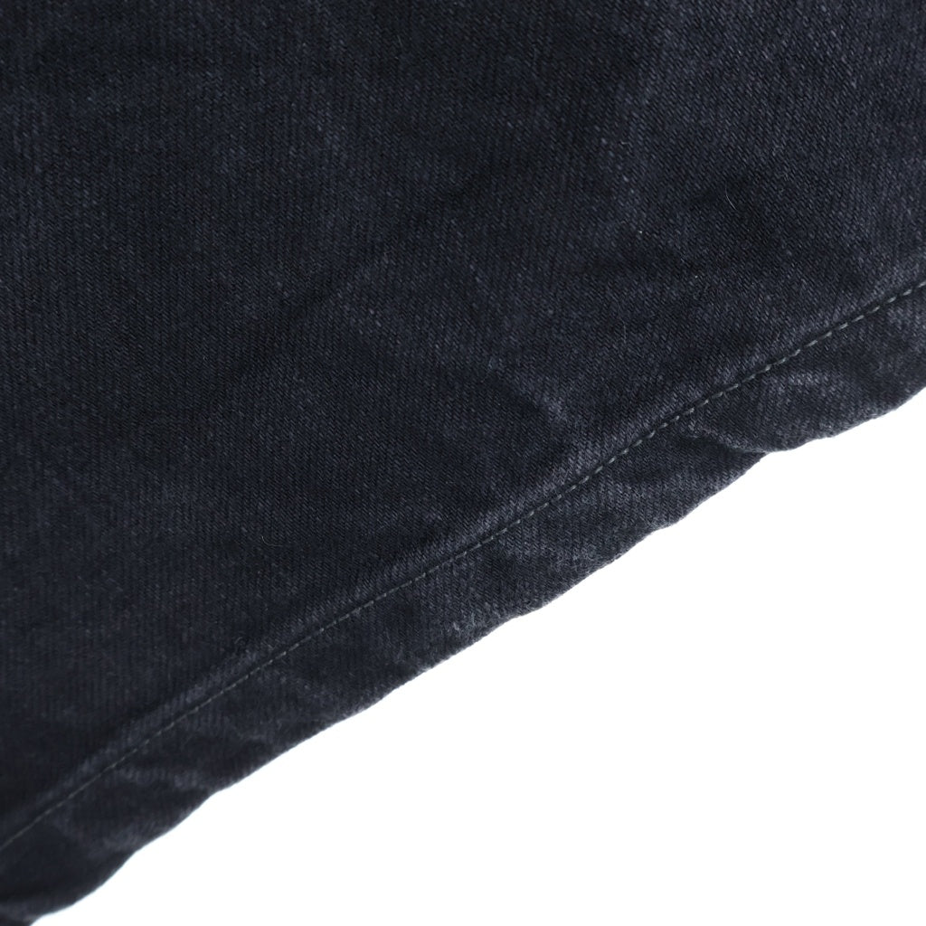 blurhms(ブラームス) 12.9oz Denim Bias Belted Pants ビアス ベルテッド デニムパンツ ブラック BHS26S012