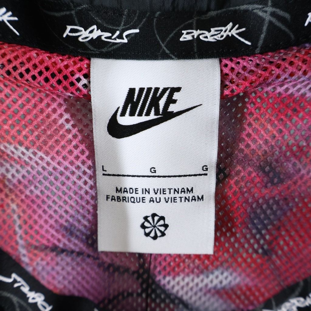 NIKE(ナイキ) ×Futura Women's Breaking Wind runner Jacket フューチュラ ウィメンズ ブレイキン ウィンドランナー ジャケット ブラック HF6069-010
