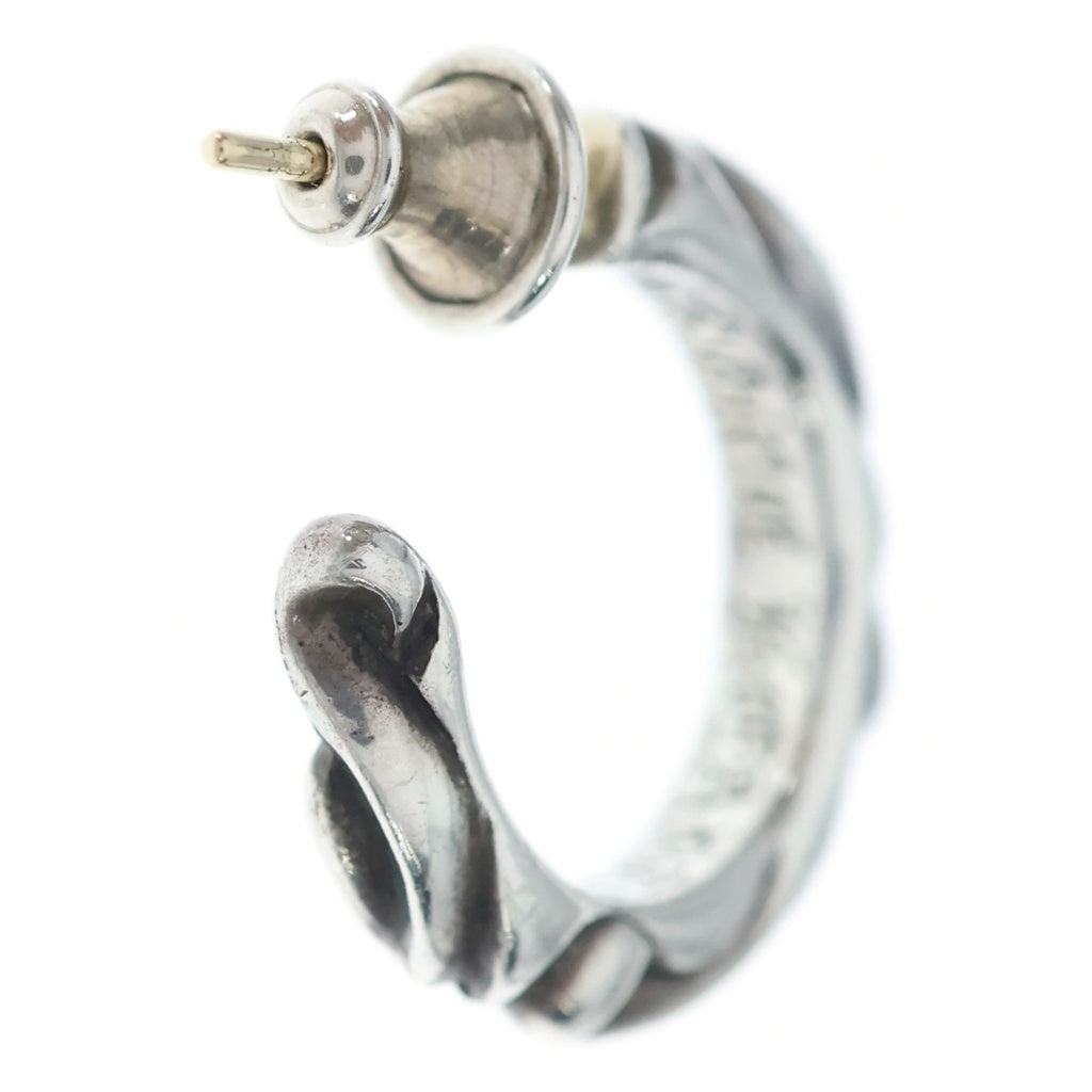 CHROME HEARTS(クロムハーツ) HOOP SCROOL スクロール フープピアス シルバー BCA102