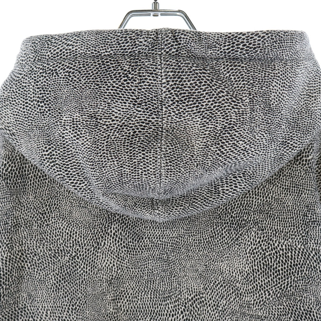 SUPREME(シュプリーム) 25SS Small Box Hooded Sweatshirt Snakeskin スモール ボックスロゴ スネークスキンデザイン フーデッド スウェット パーカー グレー
