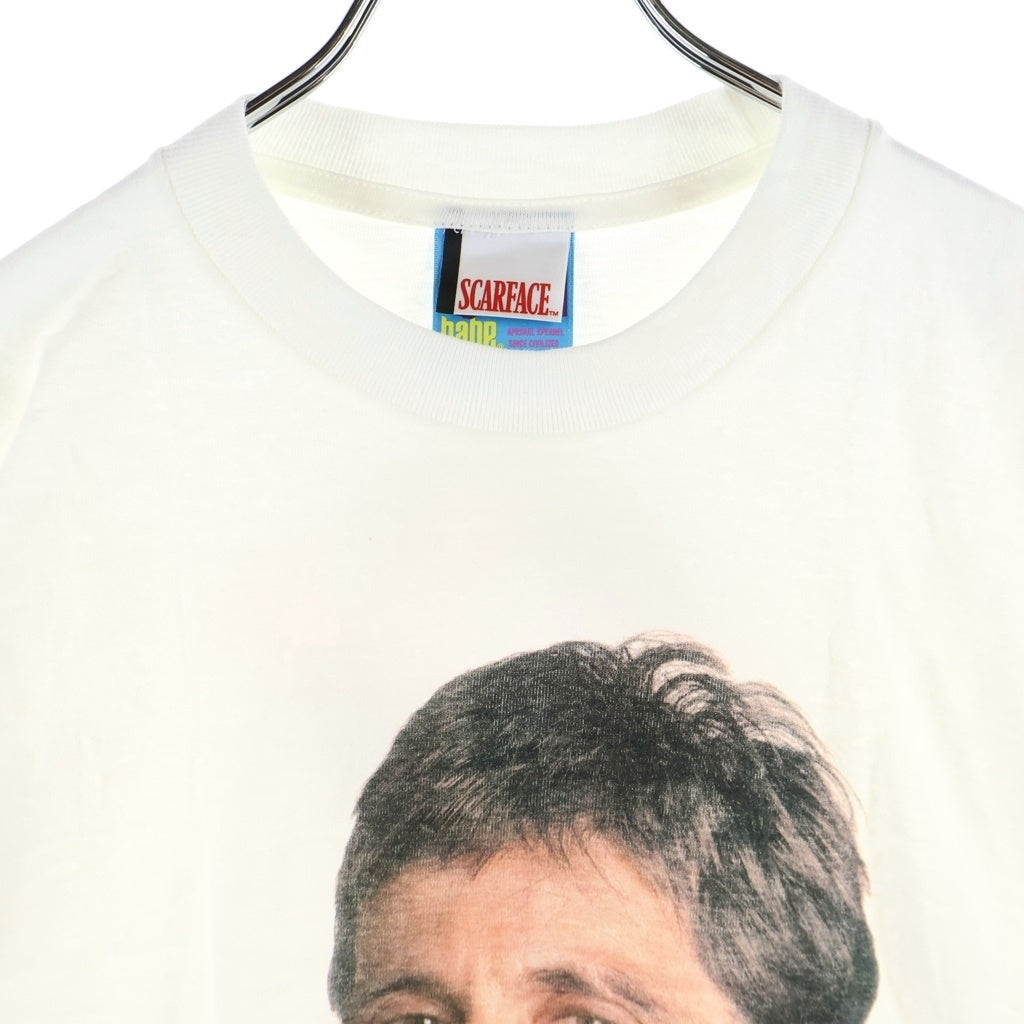 A BATHING APE(アベイシングエイプ) ×SCARFASE スカーフェイス 半袖Tシャツ カットソー ホワイト