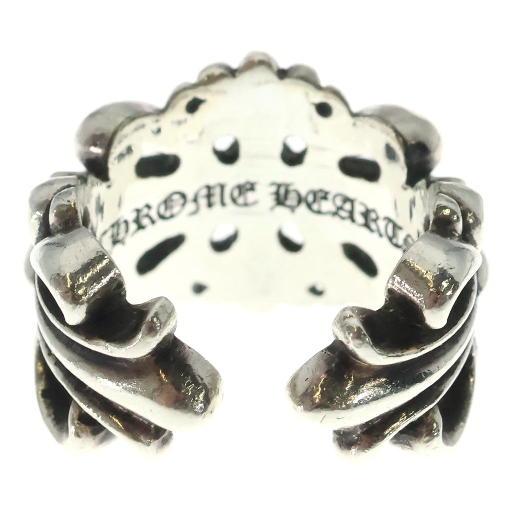 CHROME HEARTS(クロムハーツ) DBL FLRL CRS ダブルフローラルクロス リング シルバー BCA390