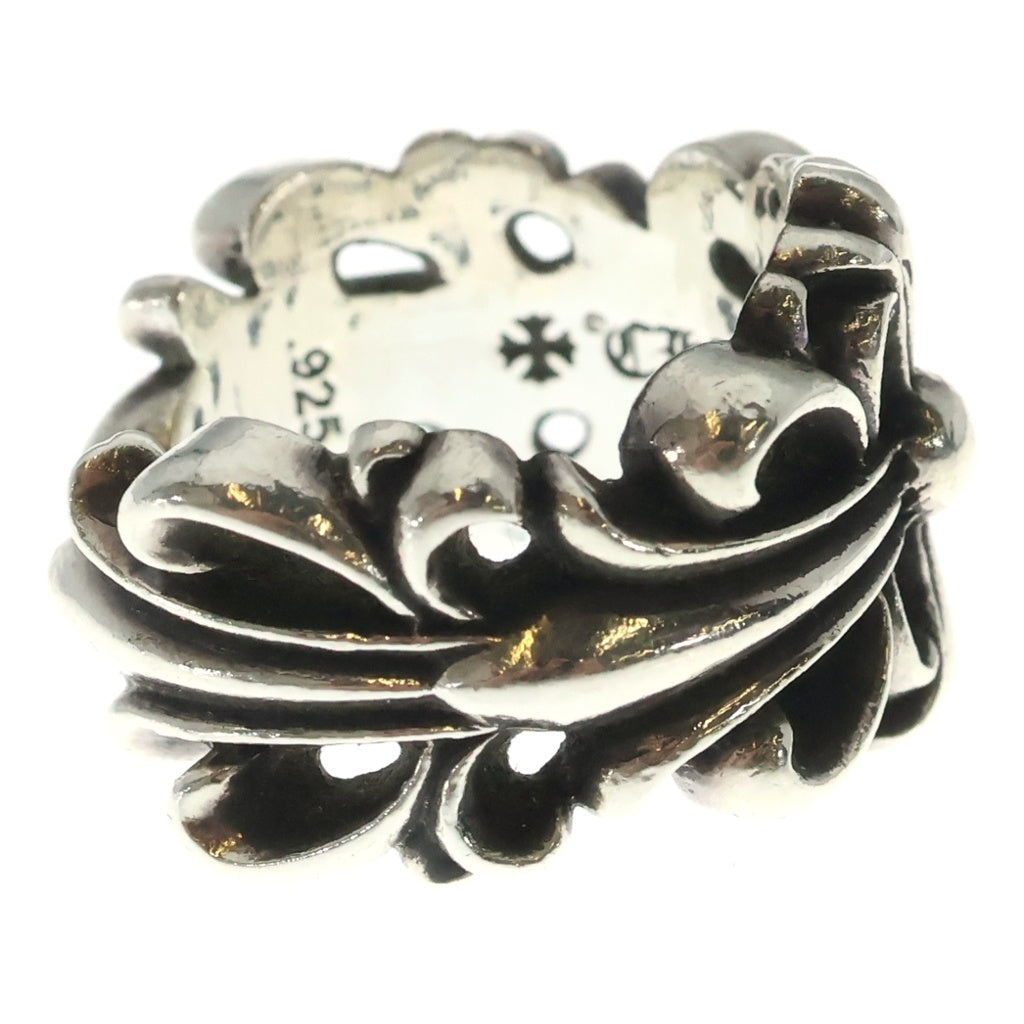 CHROME HEARTS(クロムハーツ) DBL FLRL CRS ダブルフローラルクロス リング シルバー BCA390