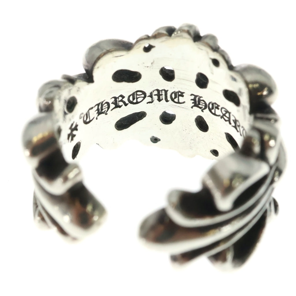 CHROME HEARTS(クロムハーツ) DBL FLRL CRS ダブルフローラルクロス リング シルバー BCA390
