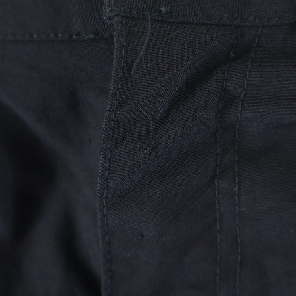 COMME des GARCONS HOMME PLUS(コムデギャルソンオムプリュス) ウールギャバ シャーリング スキニーパンツ ボトムス ブラック PM-P007