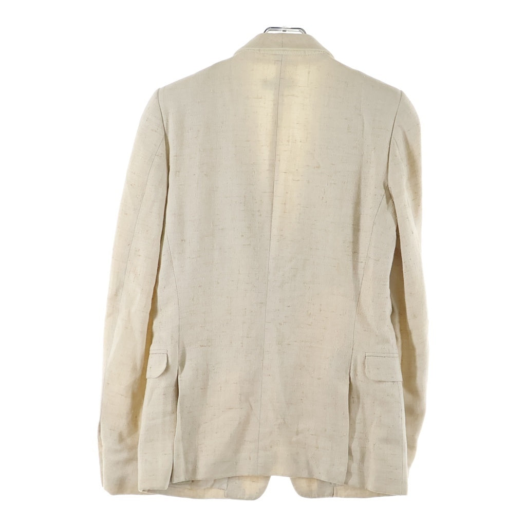DRIES VAN NOTEN(ドリスヴァンノッテン) テクスチャードリネンジャケット アイボリー