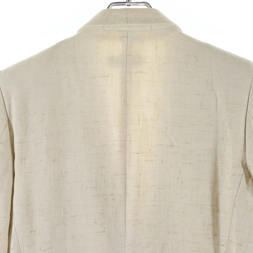 DRIES VAN NOTEN(ドリスヴァンノッテン) テクスチャードリネンジャケット アイボリー