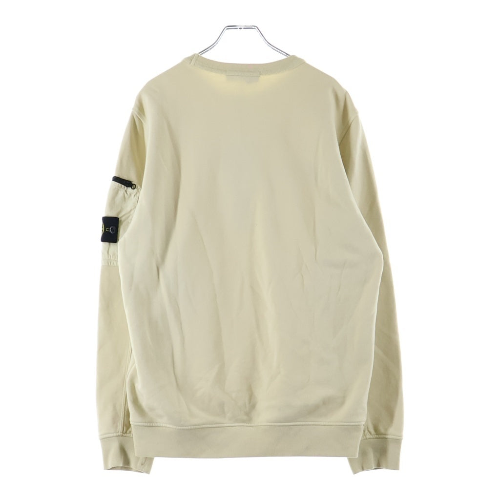 STONE ISLAND(ストーンアイランド) ワッペンロゴ プルオーバー スウェットトレーナー ベージュ K1S156100003S0123