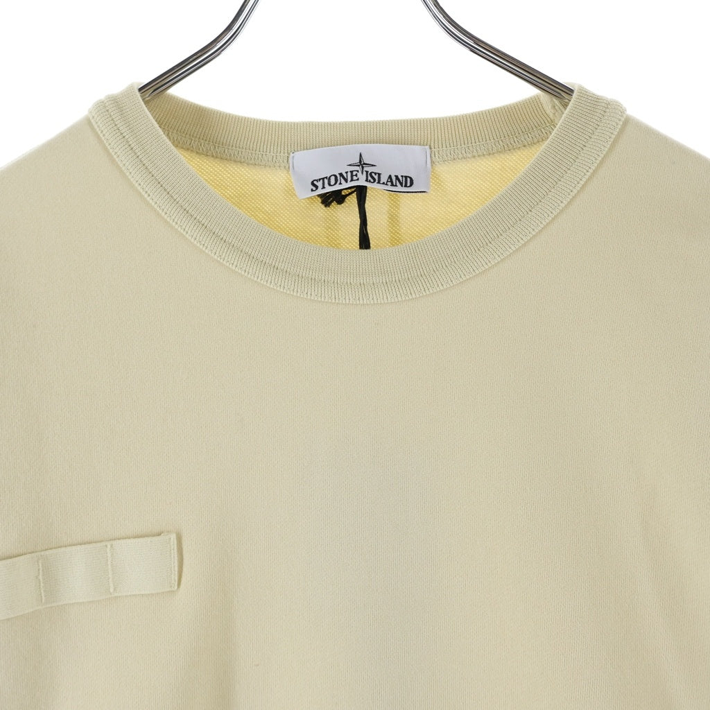 STONE ISLAND(ストーンアイランド) ワッペンロゴ プルオーバー スウェットトレーナー ベージュ K1S156100003S0123
