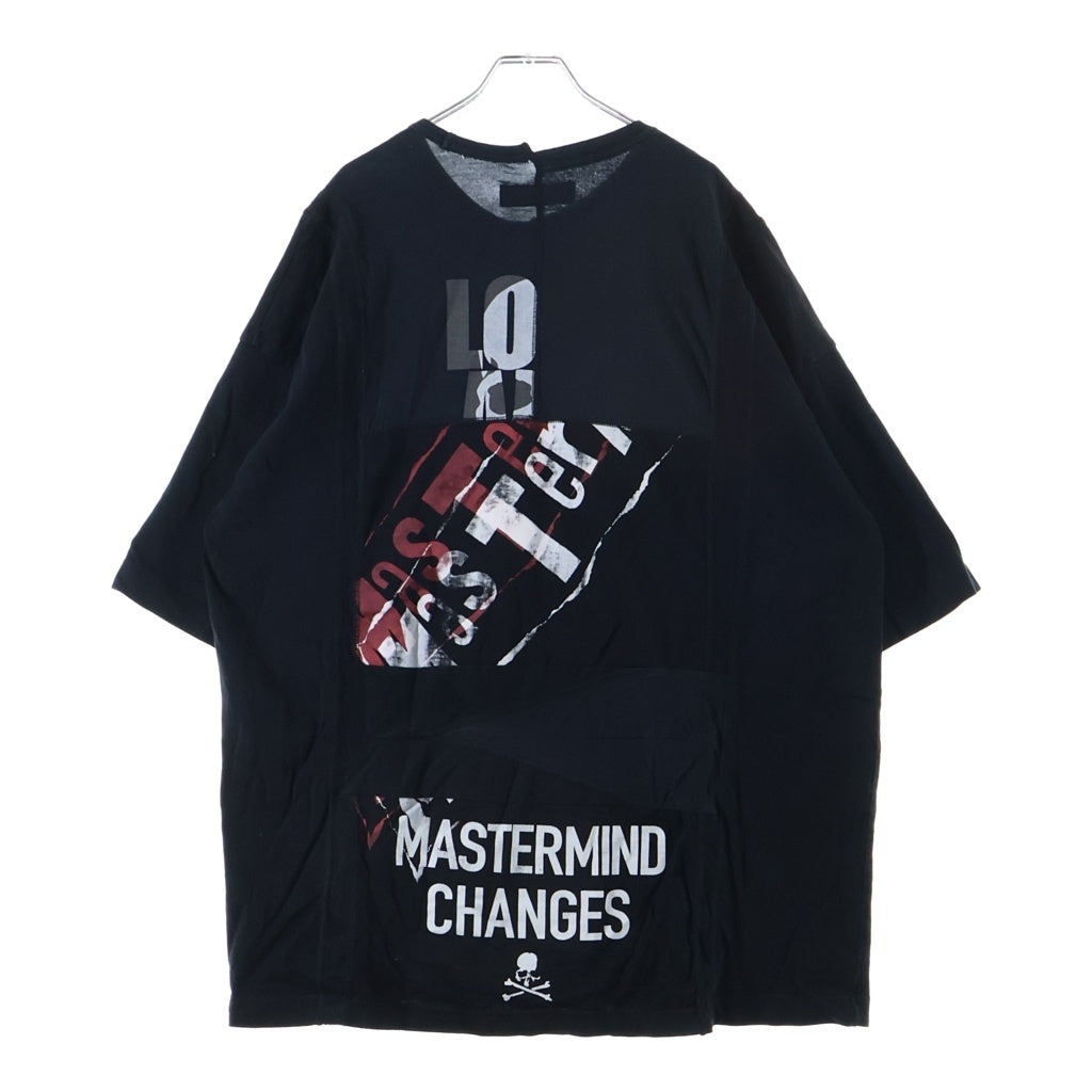 mastermind JAPAN(マスターマインドジャパン) 再構築デザイン クルーネック カットソー 半袖Tシャツ