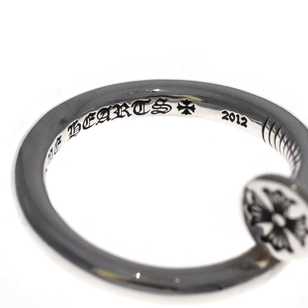 CHROME HEARTS(クロムハーツ) NAIL FLAT ネイル フラット リング シルバー BCA350