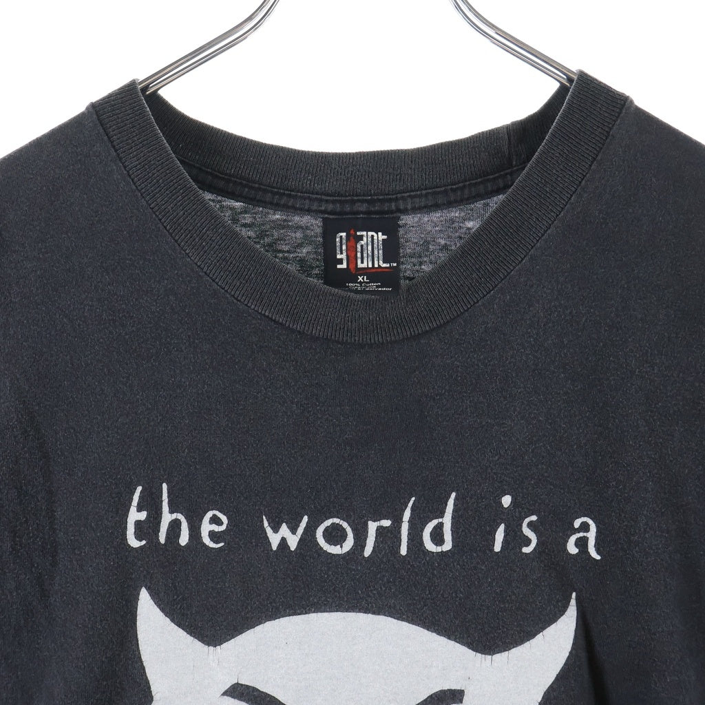 VINTAGE(ヴィンテージ) 90s SMASHING PUMPKINS 1996 THE WORLD IS VAMPIRE スマッシング・パンプキンズ 両面プリント 半袖Tシャツ カットソー ブラック