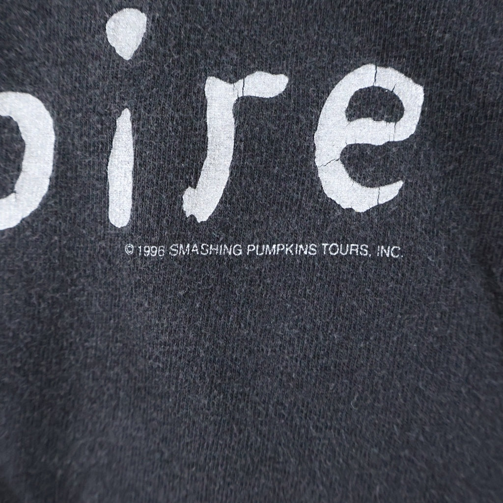 VINTAGE(ヴィンテージ) 90s SMASHING PUMPKINS 1996 THE WORLD IS VAMPIRE スマッシング・パンプキンズ 両面プリント 半袖Tシャツ カットソー ブラック