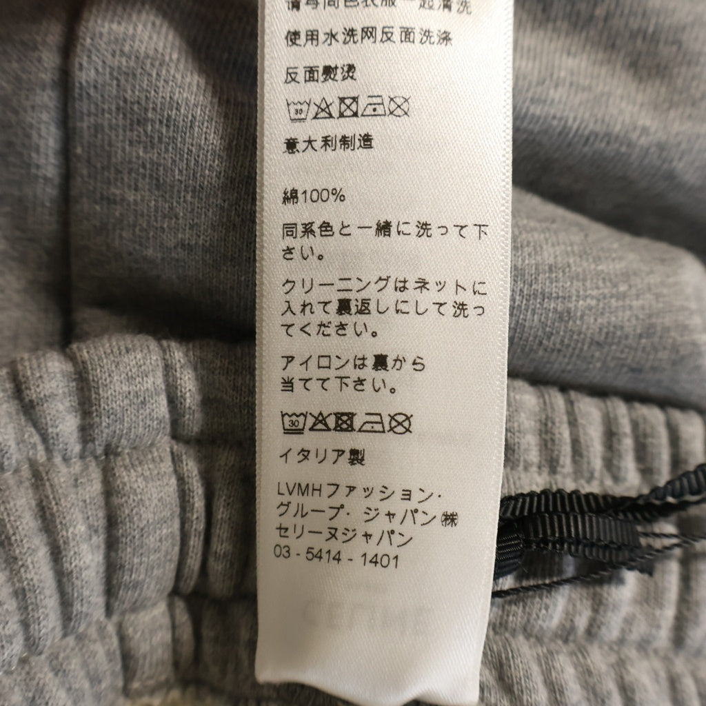 CELINE(セリーヌ) ロゴ刺繍 ドローコード スウェットパンツ グレー 2Z062670Q