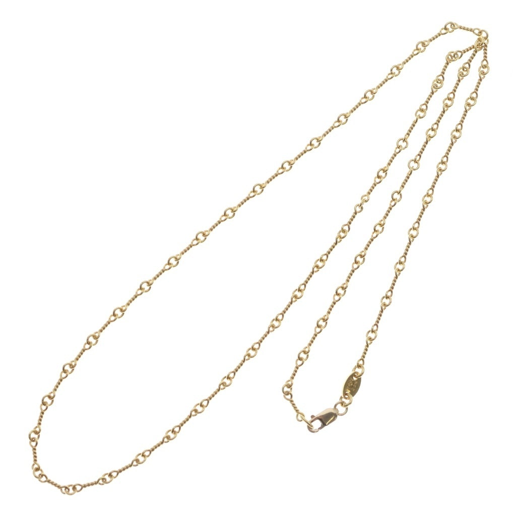 CHROME HEARTS(クロムハーツ) 22K NECKCHAIN T20 ツイストチェーンネックレス 20inch ゴールド BCA015