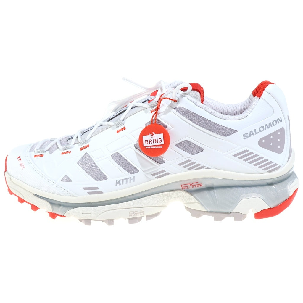 SALOMON(サロモン) ×KITH XT-4K 477718 キス ローカットスニーカー ホワイト/レッド