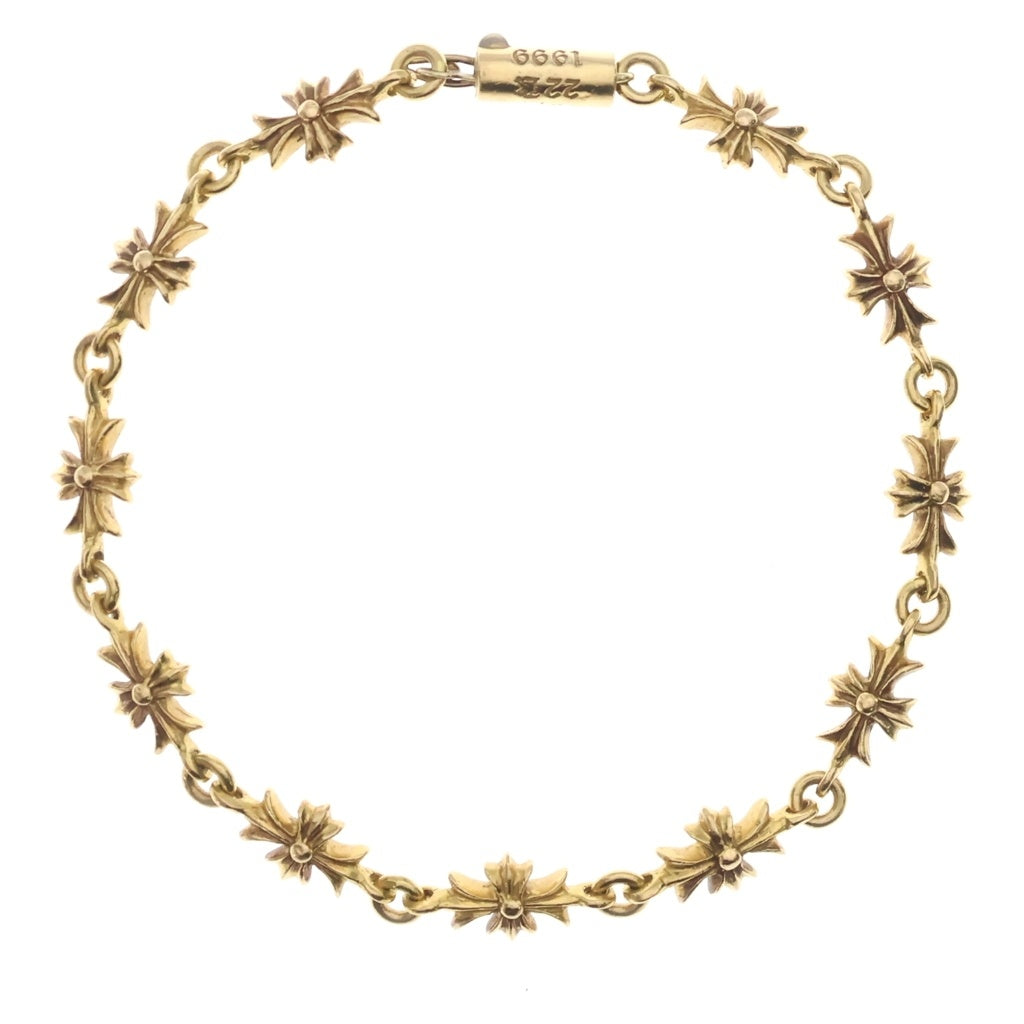 CHROME HEARTS(クロムハーツ) 22K TNY E CH PLS タイニーE CHプラス ブレスレット ゴールド