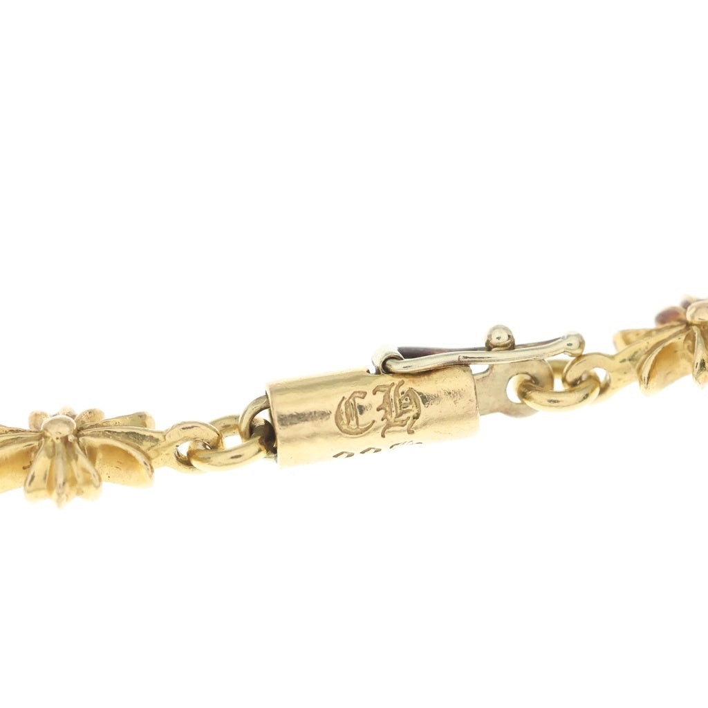CHROME HEARTS(クロムハーツ) 22K TNY E CH PLS タイニーE CHプラス ブレスレット ゴールド