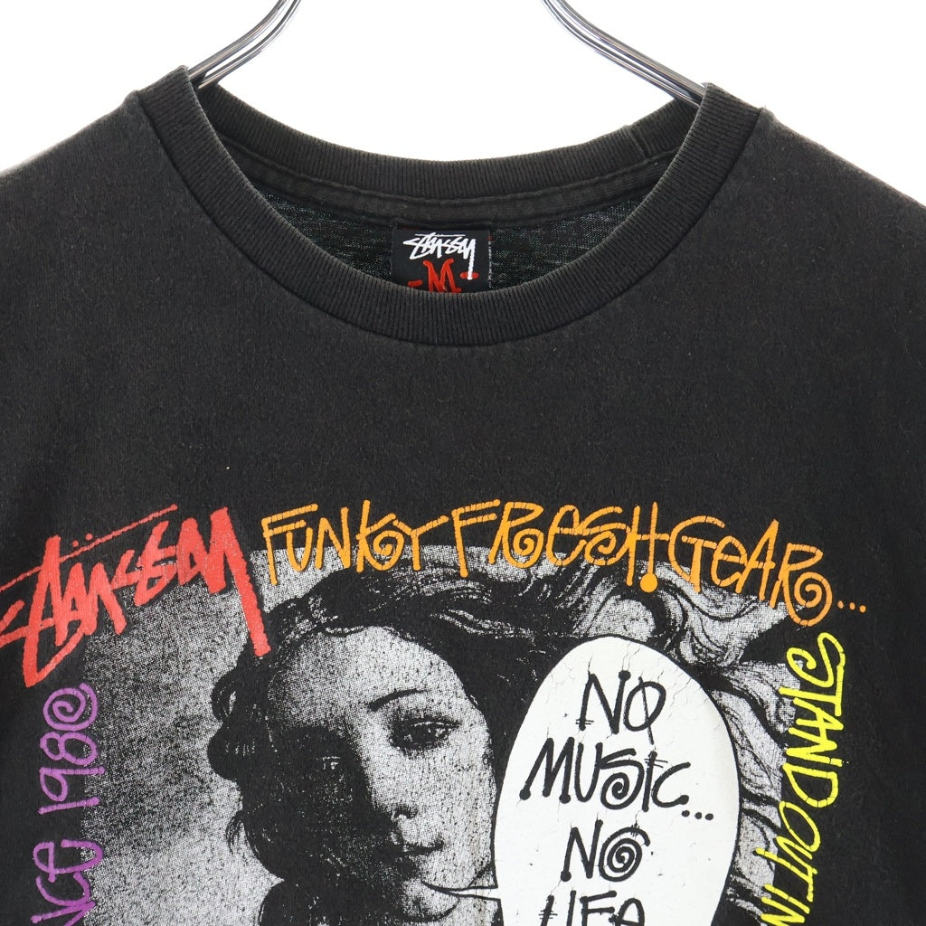 STUSSY(ステューシー) 30TH ANNIVERSARY TOWER RECORDS TEE 30周年 タワーレコードコラボ ヴィーナス プリント半袖Tシャツ ブラック