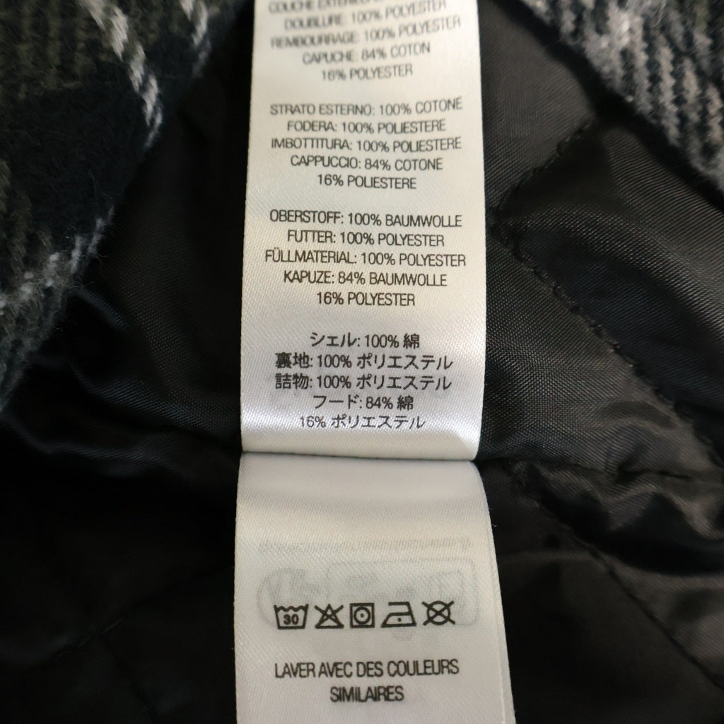 SUPREME(シュプリーム) 23AW Tartan Flannel Hooded Shirt タータンチェック フランネルシャツ ブラック
