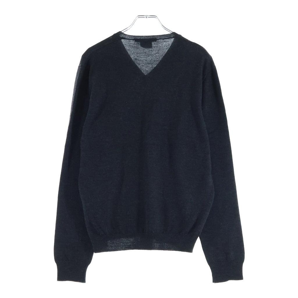 GUCCI(グッチ) Veck knit sweater Vネック ニットセーター グレー
