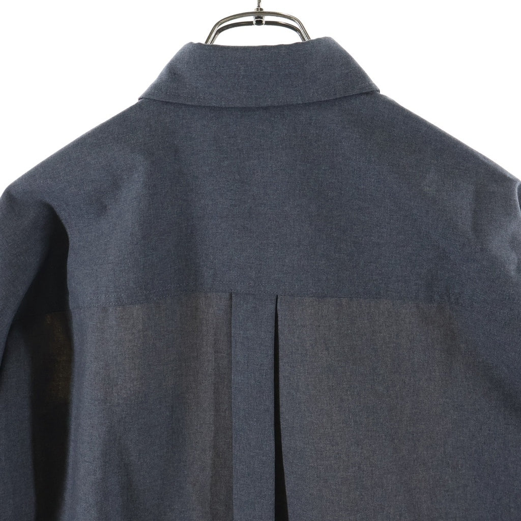 MARNI(マルニ) ポリエステルウールトロピカルバイカラーシャツ 長袖シャツ ベージュ/グレー CUMU0278QS TW839