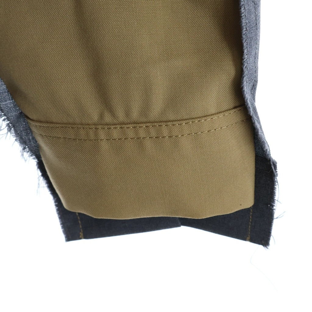 MARNI(マルニ) ポリエステルウールトロピカルバイカラーシャツ 長袖シャツ ベージュ/グレー CUMU0278QS TW839