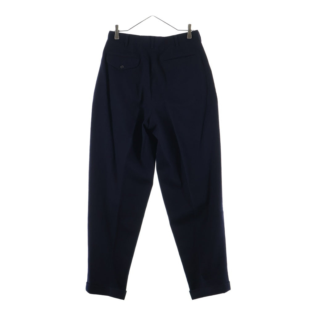 COMME des GARCONS HOMME PLUS(コムデギャルソンオムプリュス) 80S VINTAGE ヴィンテージ ツータック スラックスパンツ セットアップ ネイビー PP-05044M