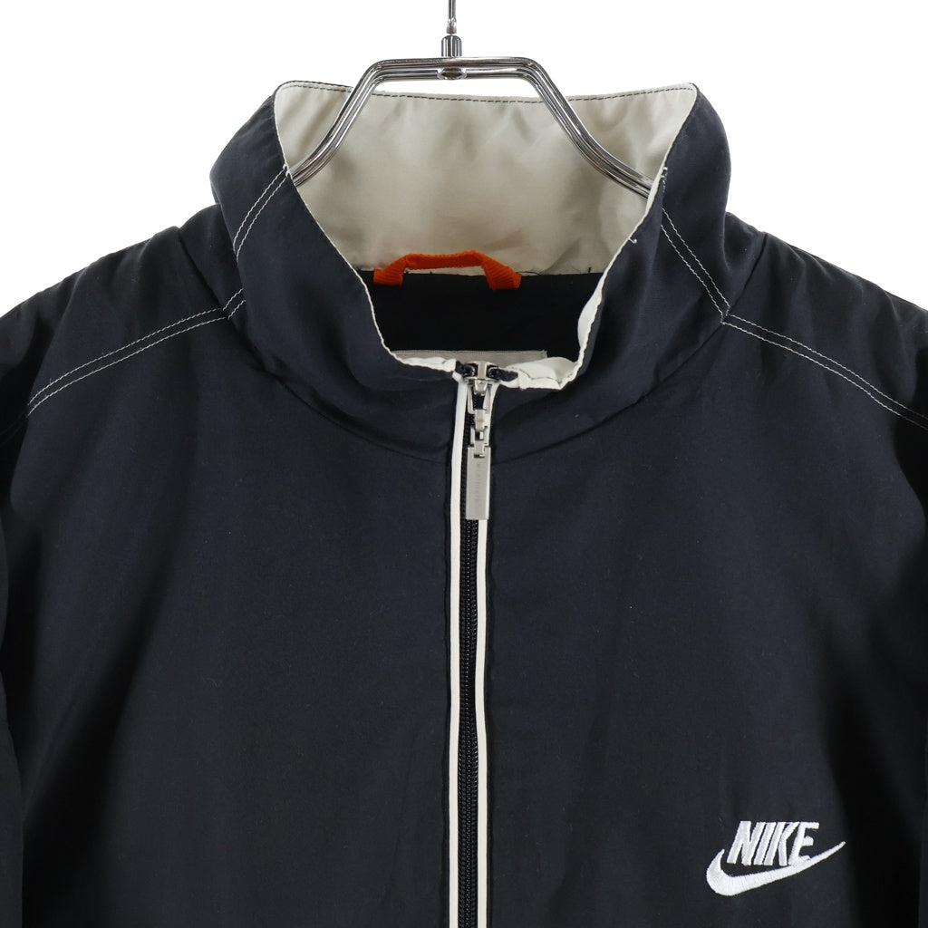 NIKE(ナイキ) 90S VINTAGE ヴィンテージ ロゴデザイン ジップアップ ナイロンジャケット ブラック
