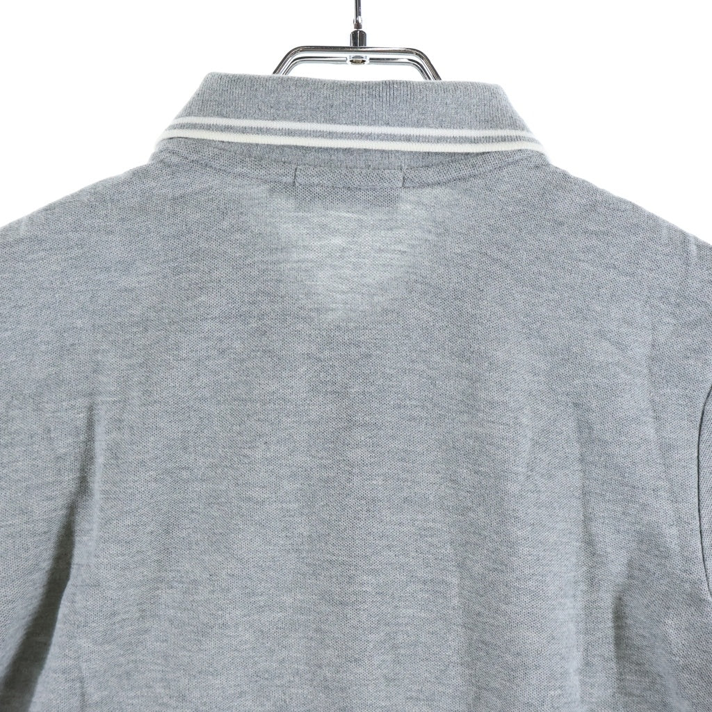 MONCLER(モンクレール) MAGLIA POLO MANICA CORTA マーリア ポロ マニカ コルタ ロゴデザイン 半袖ポロシャツ グレー レディース 41093835090084080