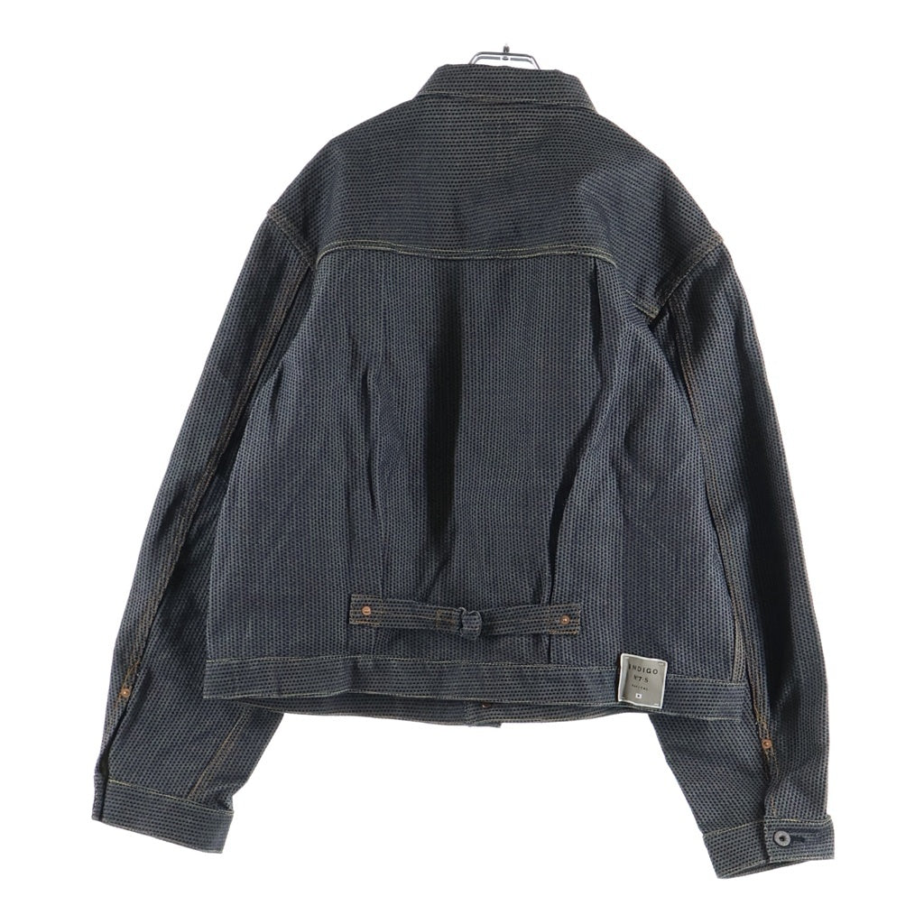 KAPITAL(キャピタル) CENTURY DENIM JACKET KOUNTRY 柿渋 刺し子 センチュリー ファースト デニムジャケット ブラック KAP-302A