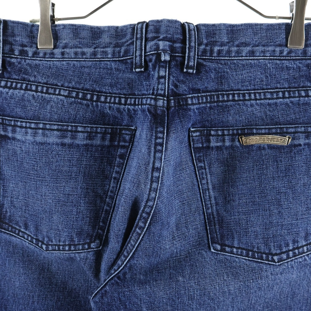 CHROME HEARTS(クロムハーツ) JEAN STRTLG FBRC CHクロス ホースシューボタン デニムパンツ インディゴ