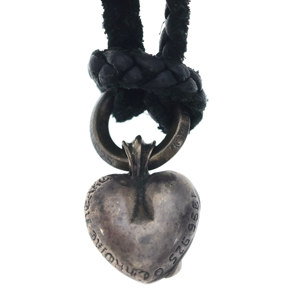 CHROME HEARTS(クロムハーツ) LB LACESTPPRV1 ハート ペンダント レースストッパー レザーブレイド ネックレス