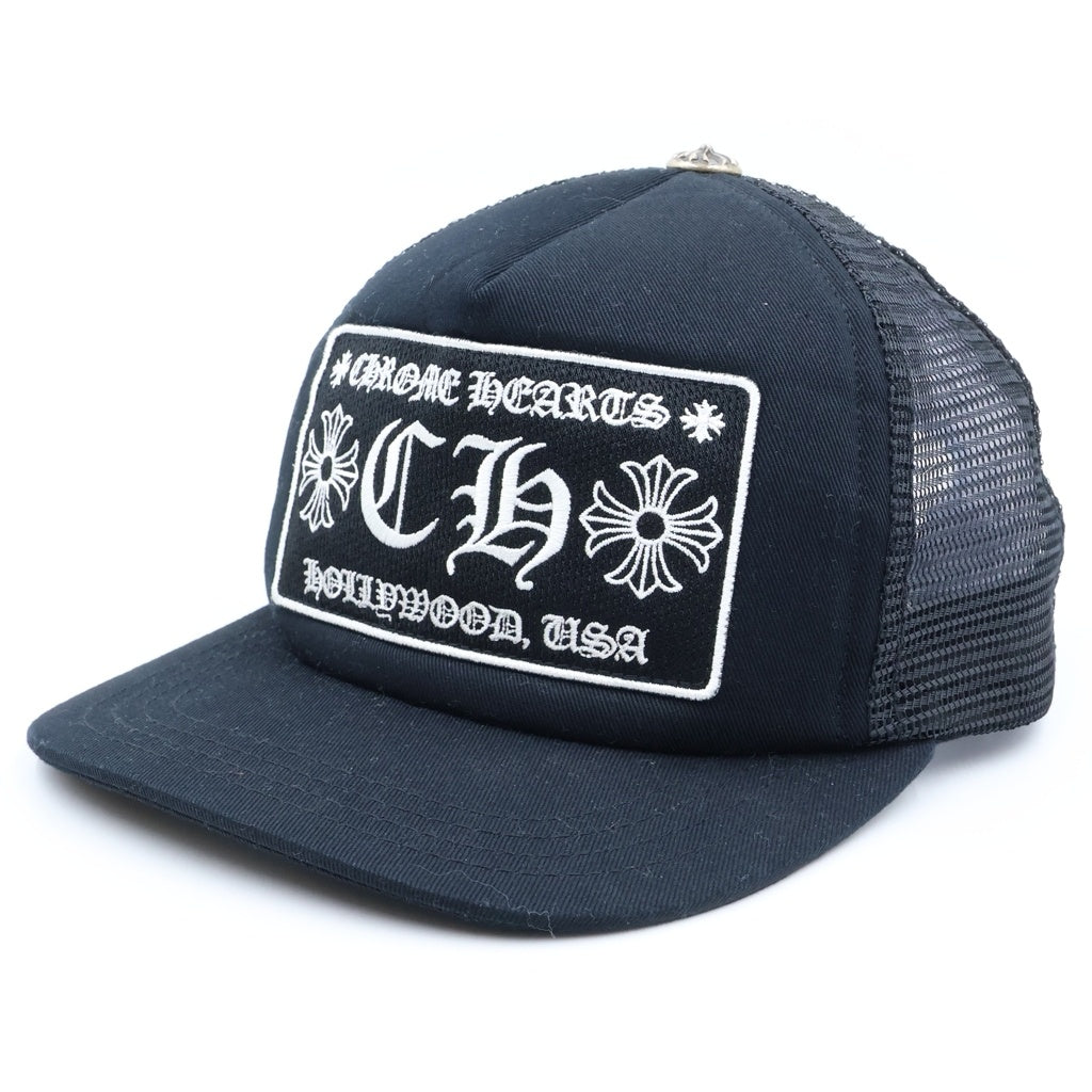 CHROME HEARTS(クロムハーツ) TRUCKER CAP CHパッチ メッシュ トラッカーキャップ 帽子 ブラック