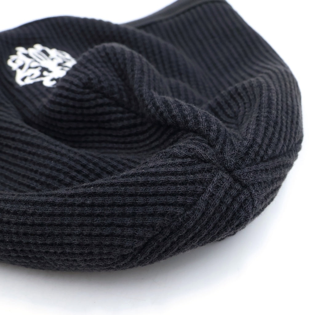 CHROME HEARTS(クロムハーツ) THERMAL BEANIE ヴァインダガー刺繍 サーマルビーニー キャップ ブラック