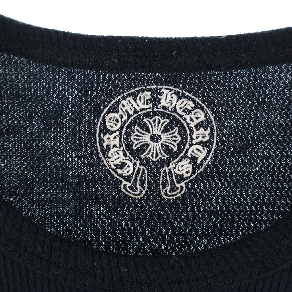 CHROME HEARTS(クロムハーツ) BS Flare BSフレア サイドTバー プリントサーマル長袖Tシャツ カットソー ブラック