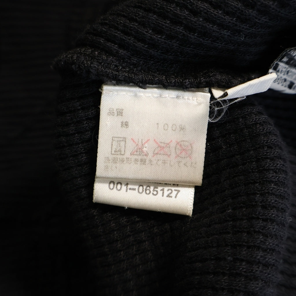 CHROME HEARTS(クロムハーツ) Vine Dagger Scroll Label Print ヴァインダガー スクロールラベルプリント 長袖Tシャツ カットソー ブラック