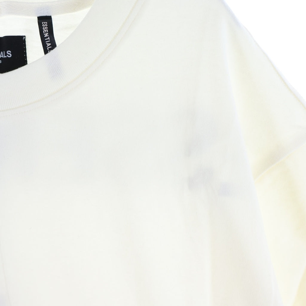 FEAR OF GOD ESSENTIALS(フィアオブゴッド エッセンシャルズ) バックロゴデザイン クルーネック カットソー 半袖Tシャツ ホワイト