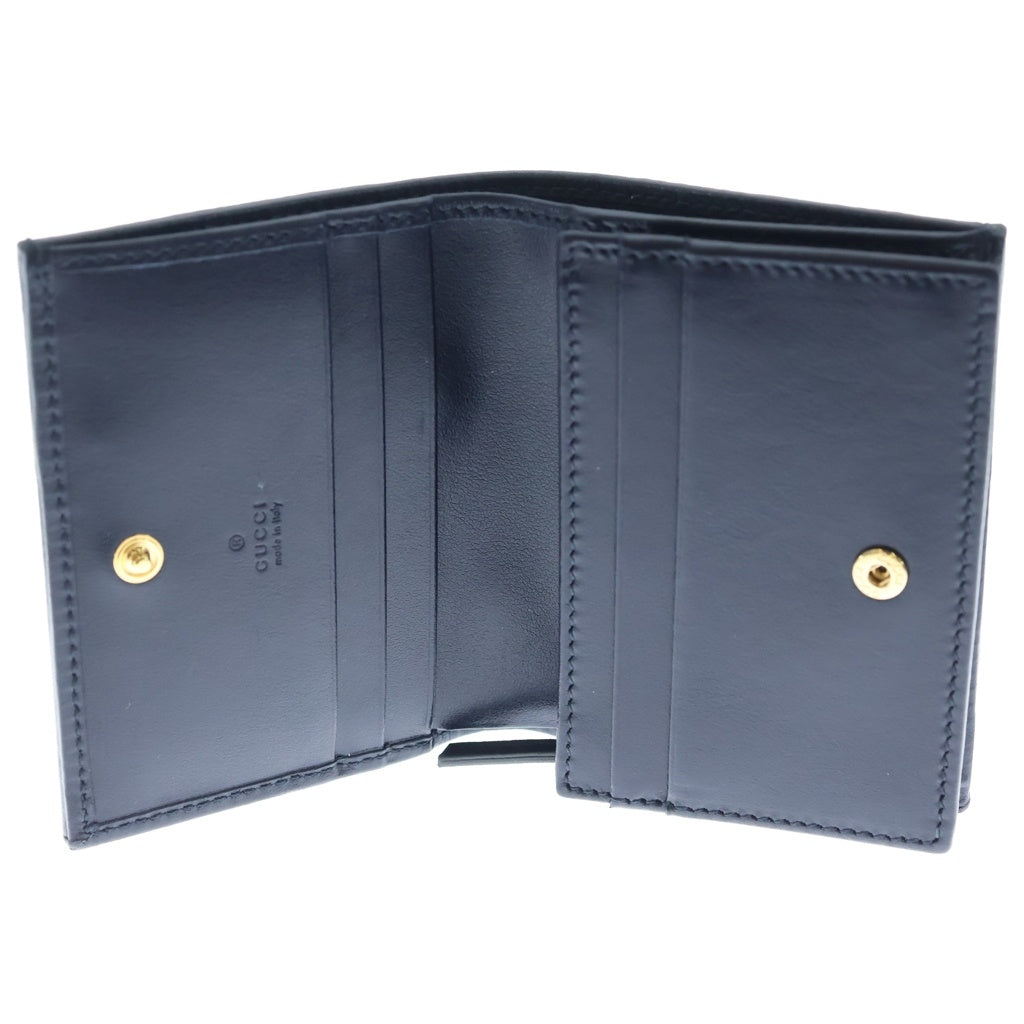 GUCCI(グッチ) ホースビット コンパクトウォレット 二つ折り財布 ベージュ 621887 レディース