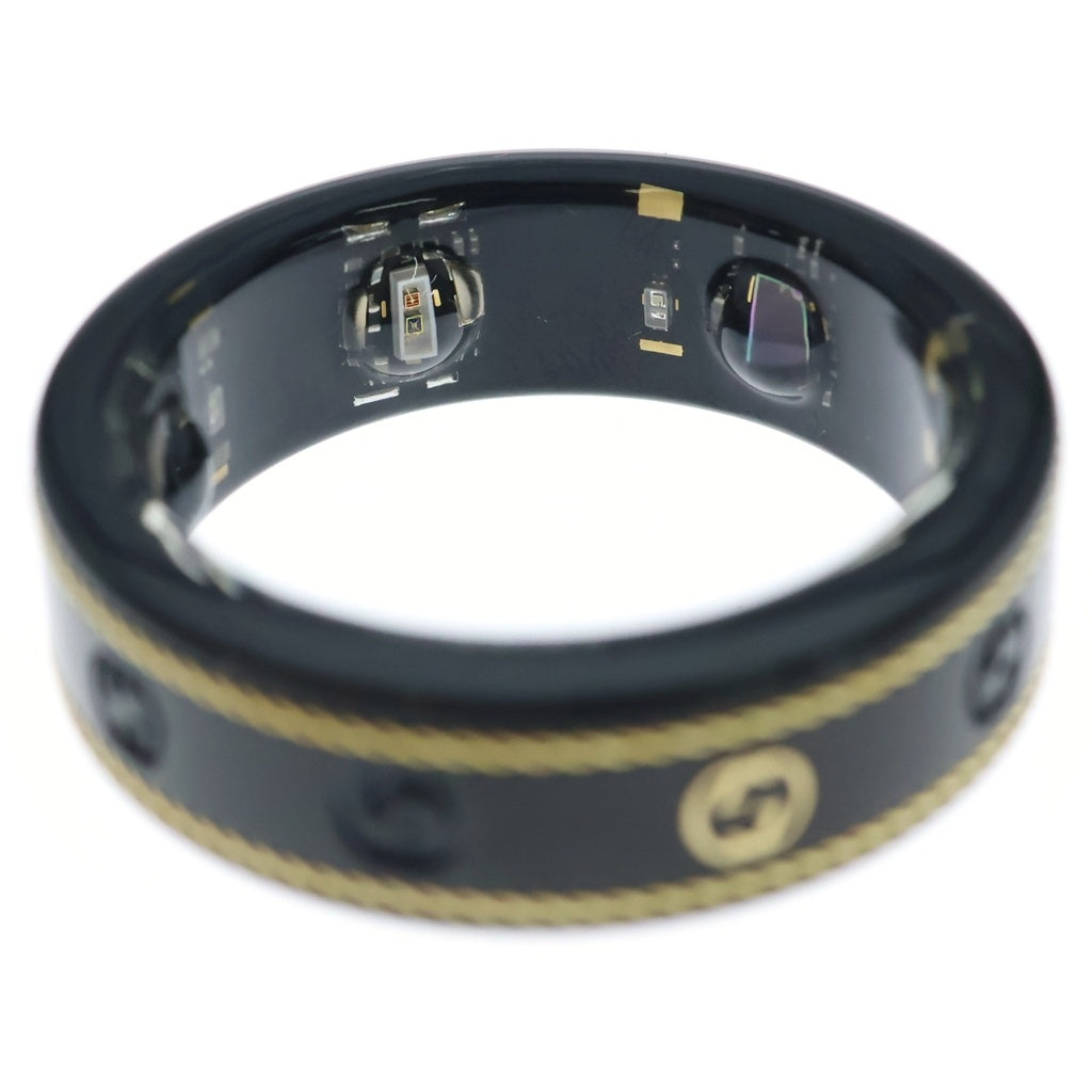 GUCCI(グッチ) ×OURA オーラ インターロッキングG スマートリング ブラック 705220