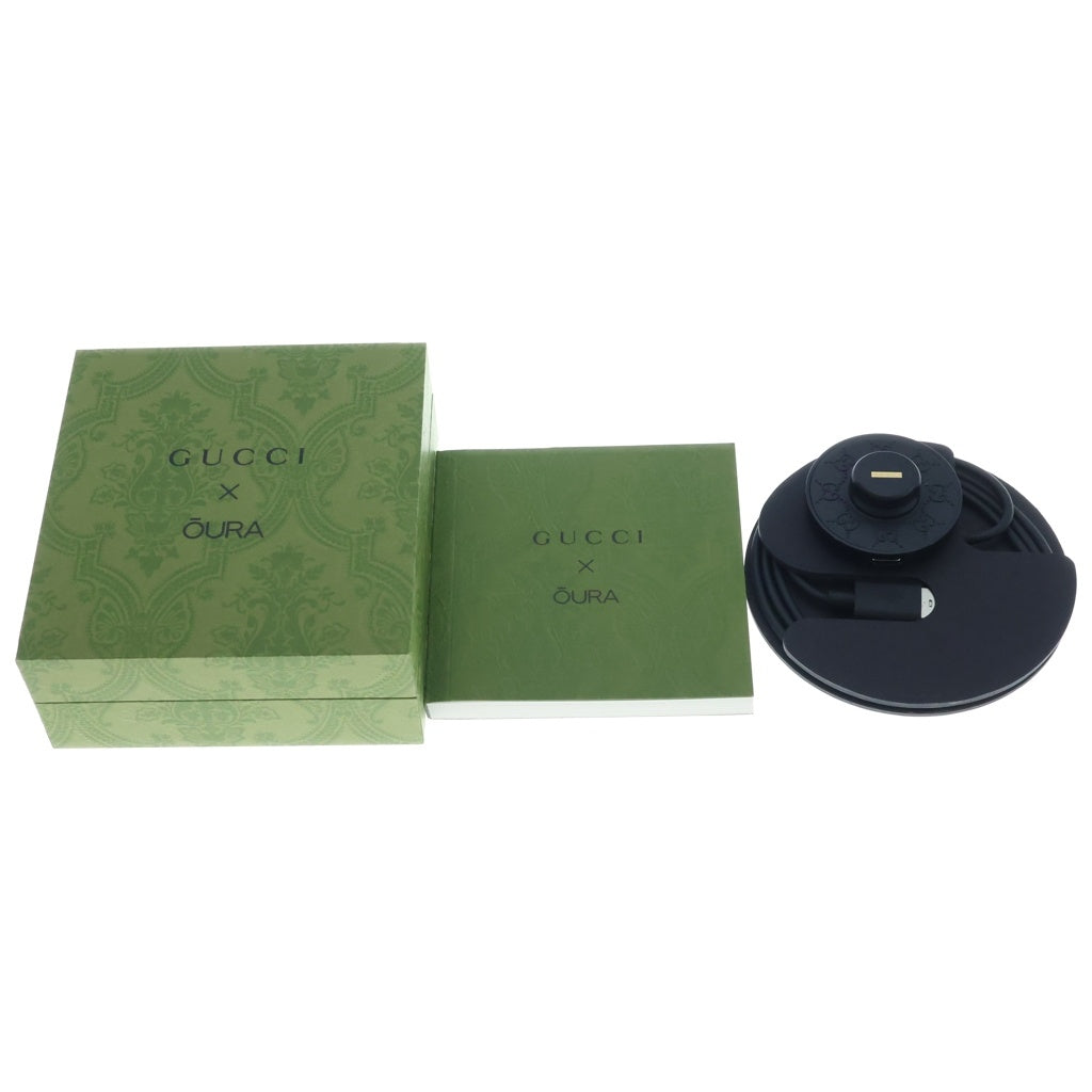 GUCCI(グッチ) ×OURA オーラ インターロッキングG スマートリング ブラック 705220
