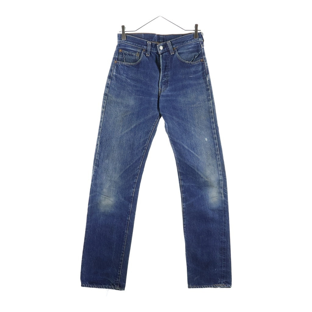Levi's(リーバイス) 70S 501 ビッグE ボタン裏刻印 6不均等V ボタンフライストレートデニム パンツ インディゴ