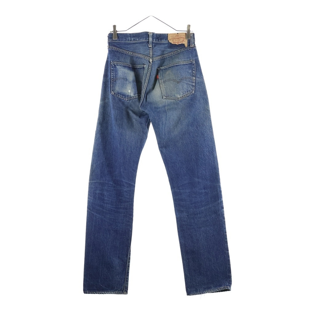 Levi's(リーバイス) 70S 501 ビッグE ボタン裏刻印 6不均等V ボタンフライストレートデニム パンツ インディゴ