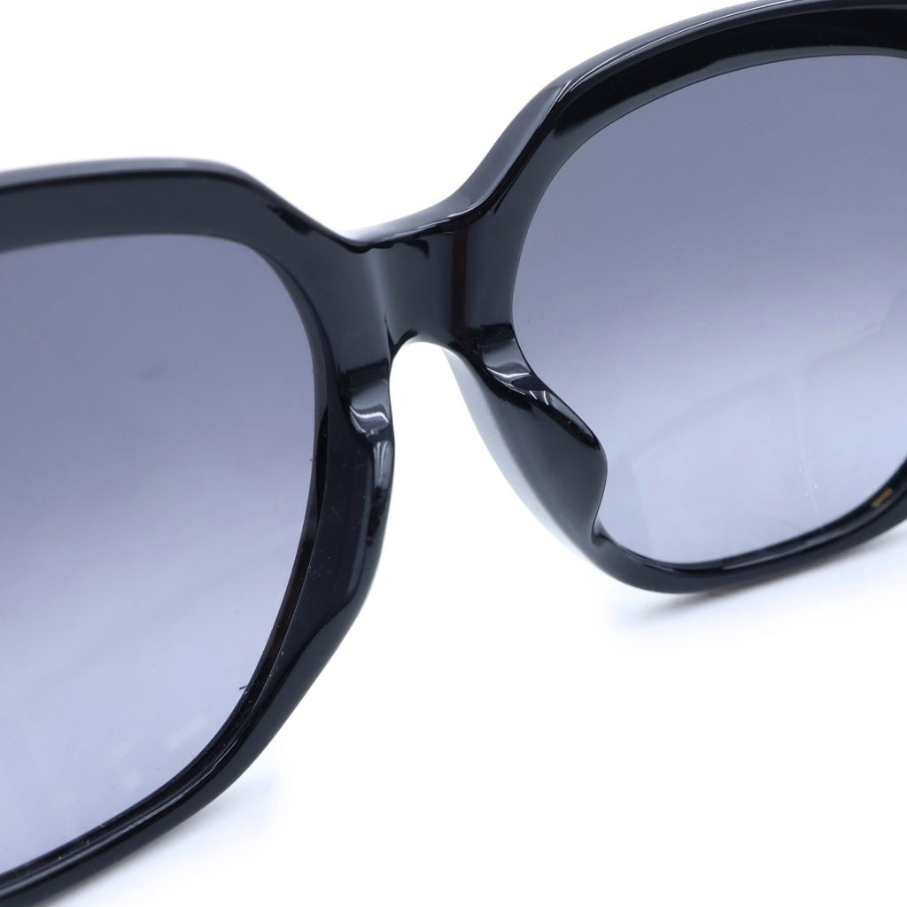 BOTTEGA VENETA(ボッテガヴェネタ) Rubber Temple Square Sunglasses ラバーテンプル スクエアサングラス メガネ ブラック 57□17 140 レディース