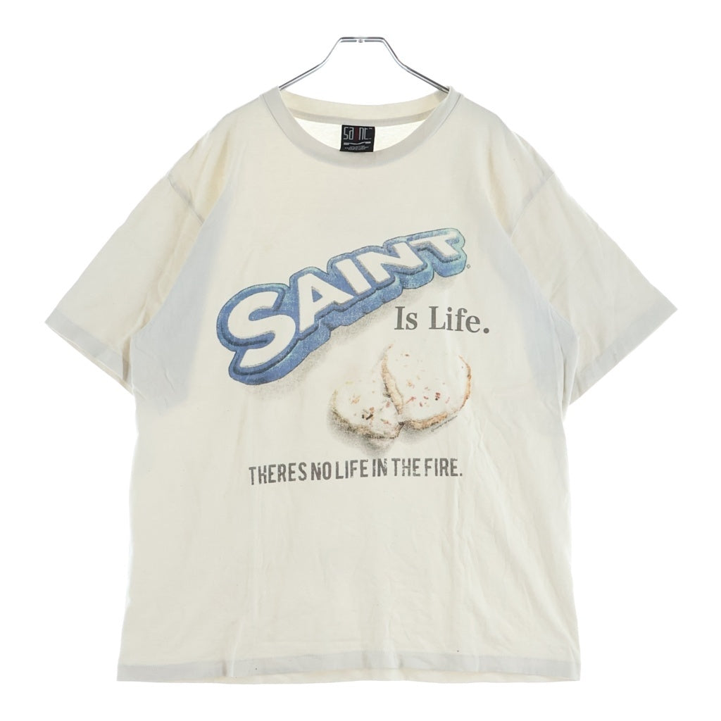 SAINT MICHAEL(セントマイケル) 22AW SA S/S TEE OREO 半袖Tシャツ カットソー ホワイト SM-A22-0000-057