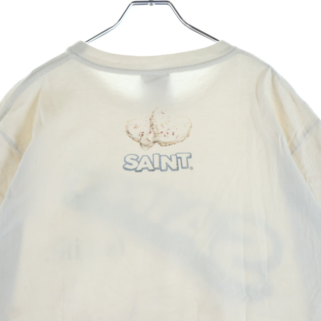 SAINT MICHAEL(セントマイケル) 22AW SA S/S TEE OREO 半袖Tシャツ カットソー ホワイト SM-A22-0000-057