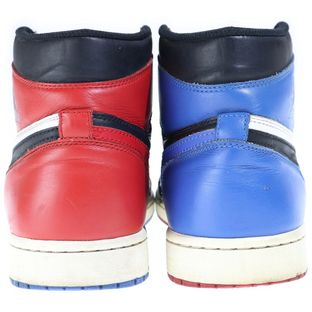 NIKE(ナイキ) AIR JORDAN 1 RETRO HIGH OG TOP 3 エアジョーダン1 トップ ハイカットスニーカー ブラック/レッド/ブルー US10.5/28.5cm 555088‐026