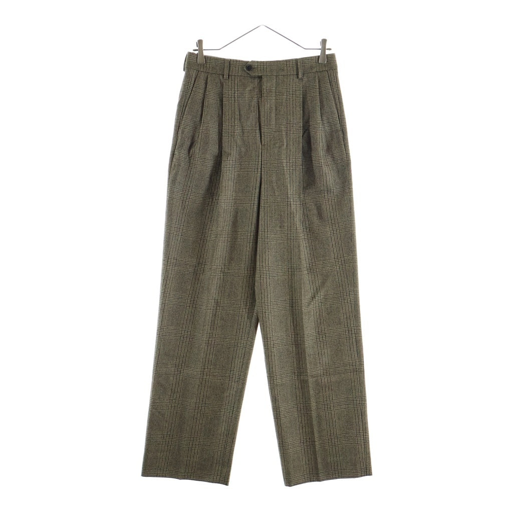 CELINE(セリーヌ) SKATE PANTS PRINCE OF WALES CHECK スケート プリンス オブ ウェールズ チェックパンツ ブラウン 2P555983N
