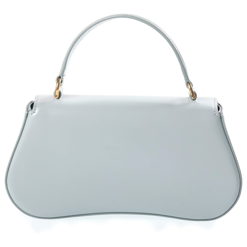 CELINE(セリーヌ) トリオンフ ティーン ローラ レザー 2WAYハンドバッグ ライトブルー 119533 レディース