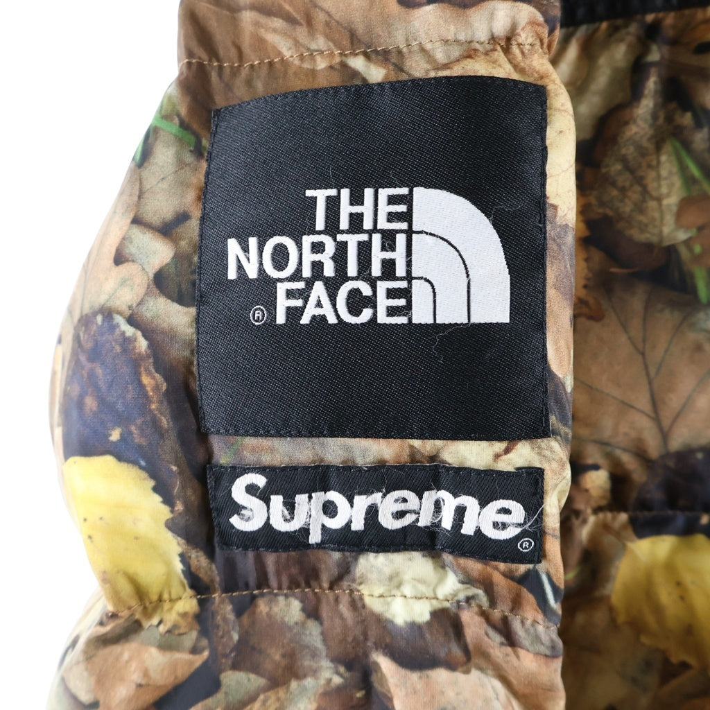 SUPREME(シュプリーム) 16AW×THE NORTH FACE NUPSTE DOWN JACKET LEAVES ノースフェイス ヌプシ ダウンジャケット リーブス ブラウン ND516021